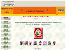 Tablet Screenshot of bonsaikamang.tripod.com