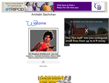 Tablet Screenshot of amitabhbachchan.tripod.com