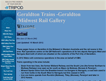 Tablet Screenshot of geraldtontrains.tripod.com