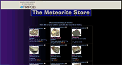 Desktop Screenshot of meteorites.tripod.com