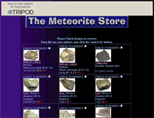 Tablet Screenshot of meteorites.tripod.com