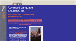 Desktop Screenshot of languagesolutions.tripod.com