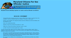 Desktop Screenshot of mdcitizensforsexoffenderjustice.tripod.com