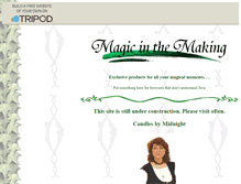 Tablet Screenshot of magicinthemaking.tripod.com