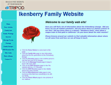 Tablet Screenshot of ikenberry-family.tripod.com