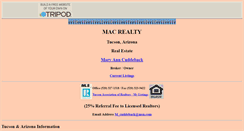 Desktop Screenshot of macrealty.tripod.com