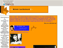 Tablet Screenshot of micheleleefan4ever.tripod.com