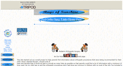 Desktop Screenshot of childrensortholinks.tripod.com
