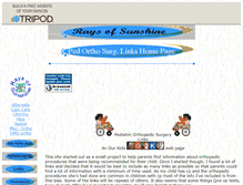 Tablet Screenshot of childrensortholinks.tripod.com