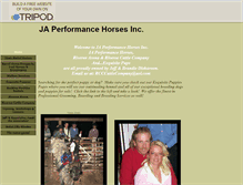 Tablet Screenshot of japerformancehorses.tripod.com