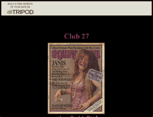 Tablet Screenshot of club27.tripod.com