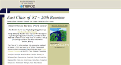 Desktop Screenshot of eastclassof82.tripod.com