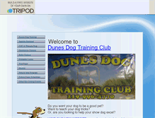 Tablet Screenshot of dunesdogtrainingclub.tripod.com