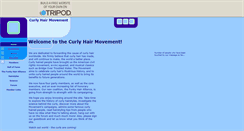 Desktop Screenshot of curlyhairmovement.tripod.com