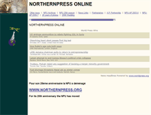 Tablet Screenshot of northernpress.tripod.com