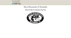 Desktop Screenshot of bayoubassmaster.tripod.com