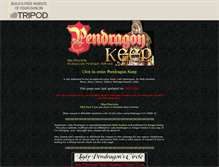 Tablet Screenshot of pendragonkeep.tripod.com