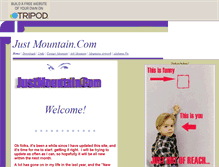 Tablet Screenshot of justmountain.tripod.com